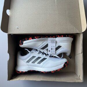 Adidas Tech Response SL 3 Golf Shoes NWT 8.5 White Solar Red Golfcore